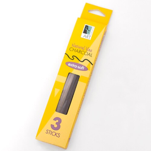 Art Alternatives, Charcoal, Art & School, Vine and Willow, Extra Soft, 3 set, 5919